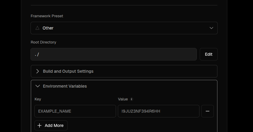 deploy config